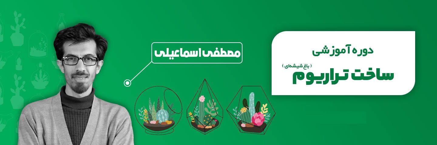 آموزش ساخت تراریوم (باغ شیشه ای)