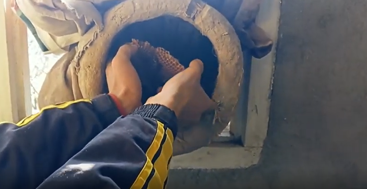 پرورش زنبور در کندو کاه گلی