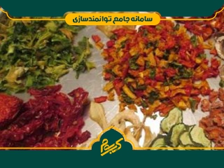 تولید و بسته بندی سبزی خشک در منزل